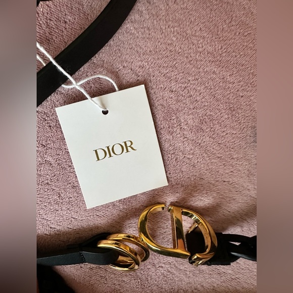 Christian Dior Double Calfskin Belt - NWT- Black Dior belt size 70 - Picture 6 of 14